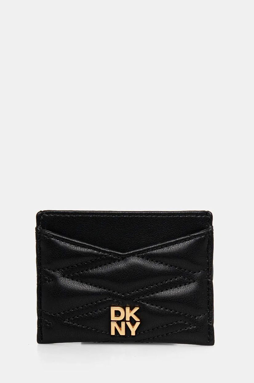 Dkny carcasa din piele culoarea negru, R43ZKG77