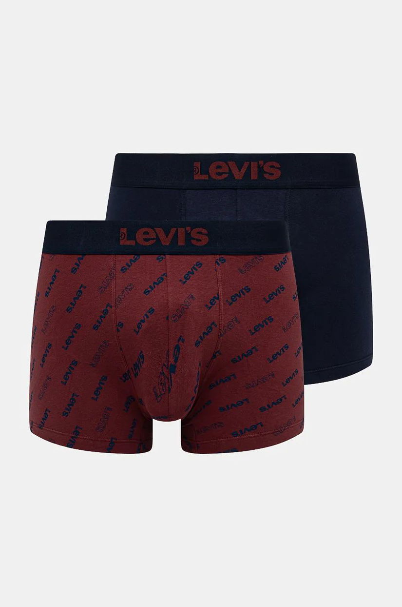 Levi's boxeri 2-pack barbati, culoarea albastru marin, 37149-1010