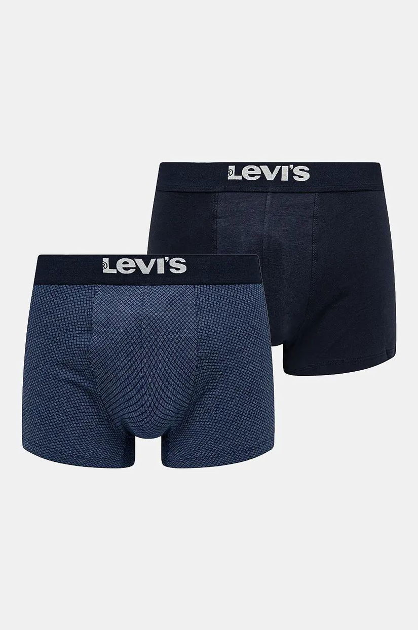 Levi's boxeri 2-pack barbati, culoarea albastru marin, 37149-1024