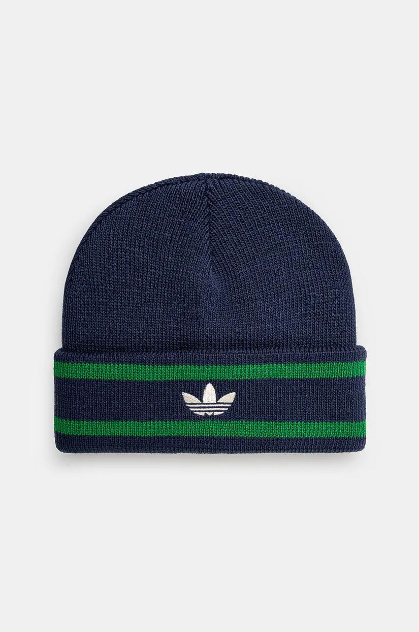 adidas Originals căciulă Beanie culoarea albastru marin, JL9569