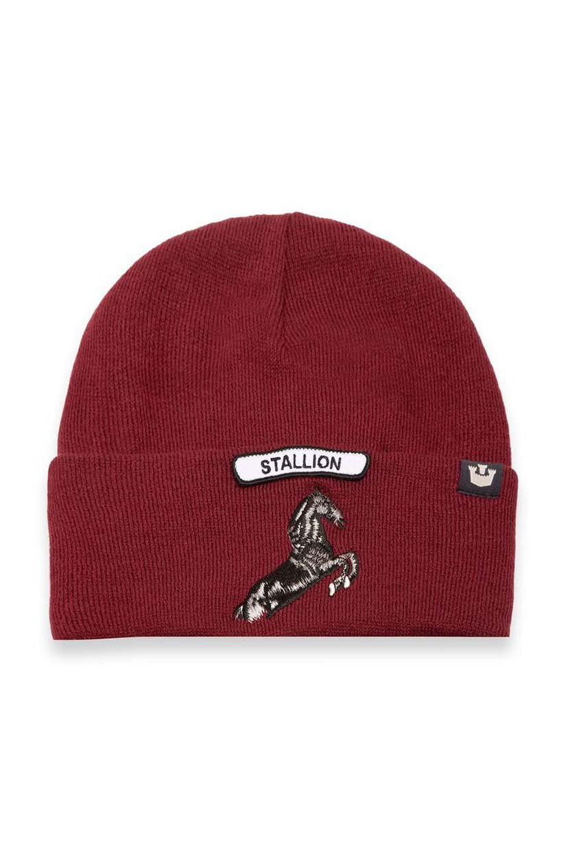 Goorin Bros căciulă de lână Soft Rock Stallion culoarea bordo, de lana, 107-1801