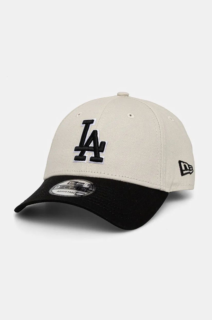 New Era șapcă de baseball din bumbac LOS ANGELES DODGERS culoarea negru, modelator, 60565355