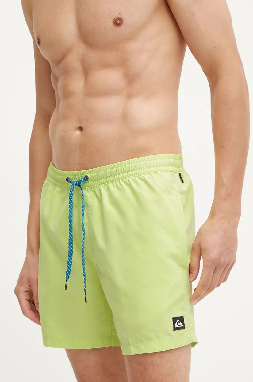 Quiksilver pantaloni scurti de baie culoarea verde