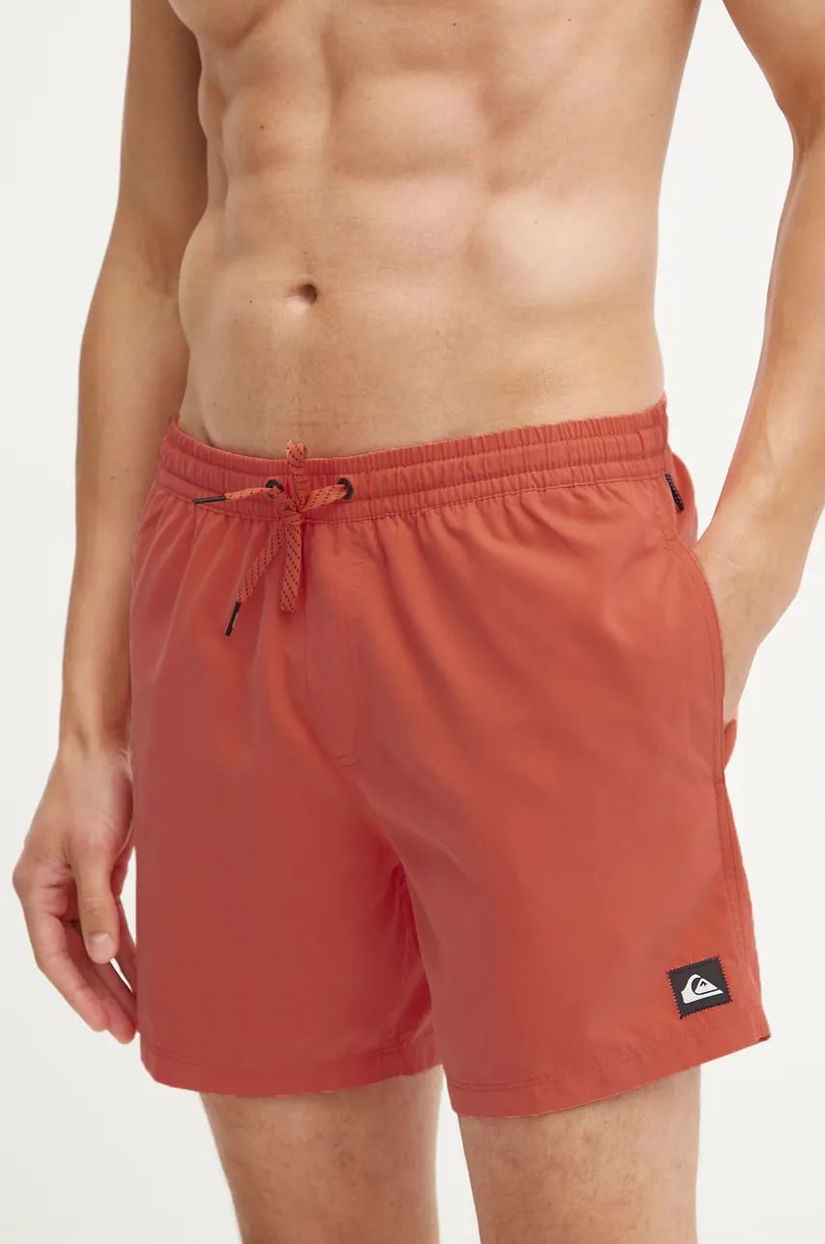 Quiksilver pantaloni scurti de baie culoarea portocaliu