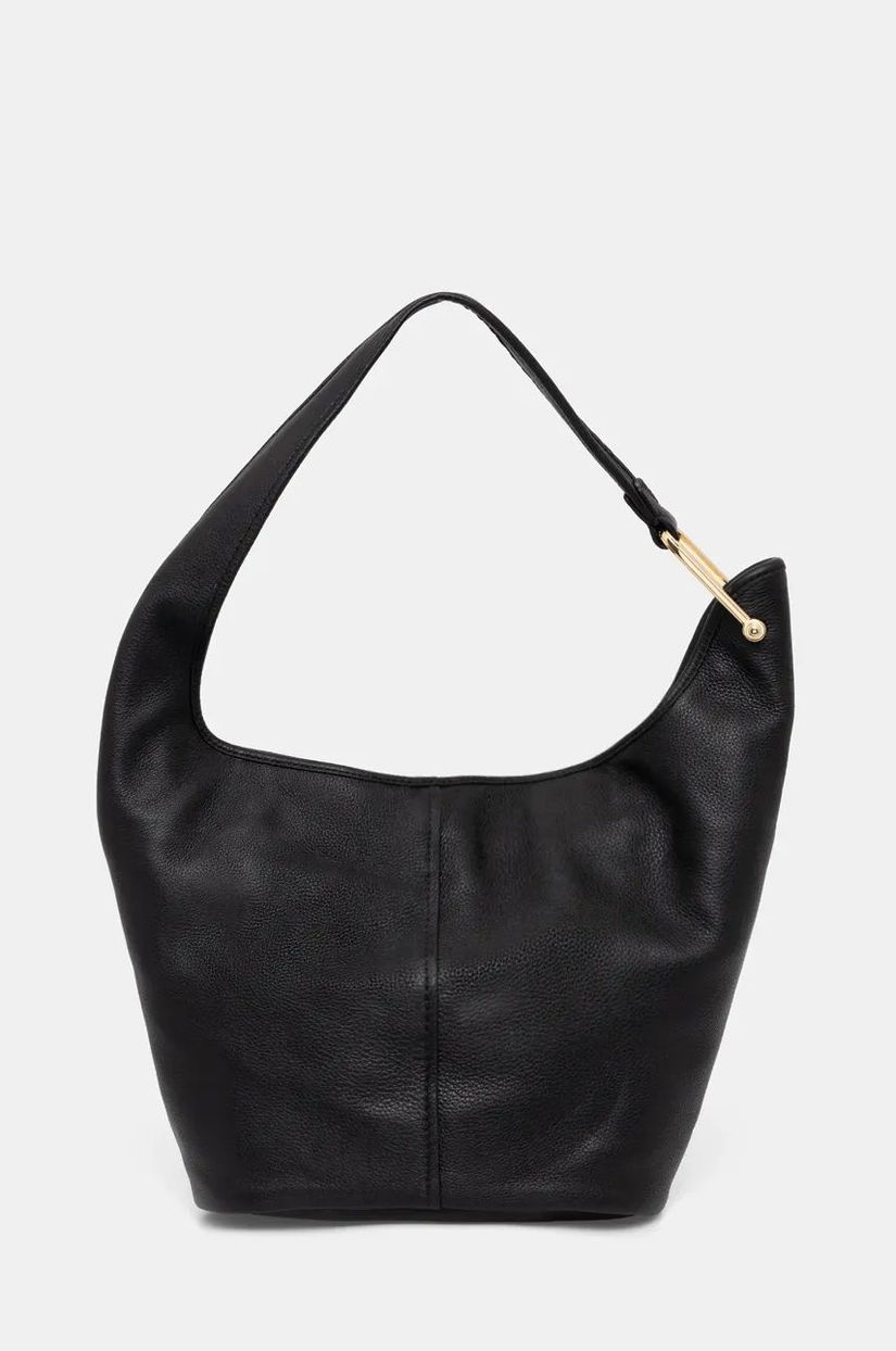 MICHAEL Michael Kors poseta de piele culoarea negru, 30F4G2YL6L