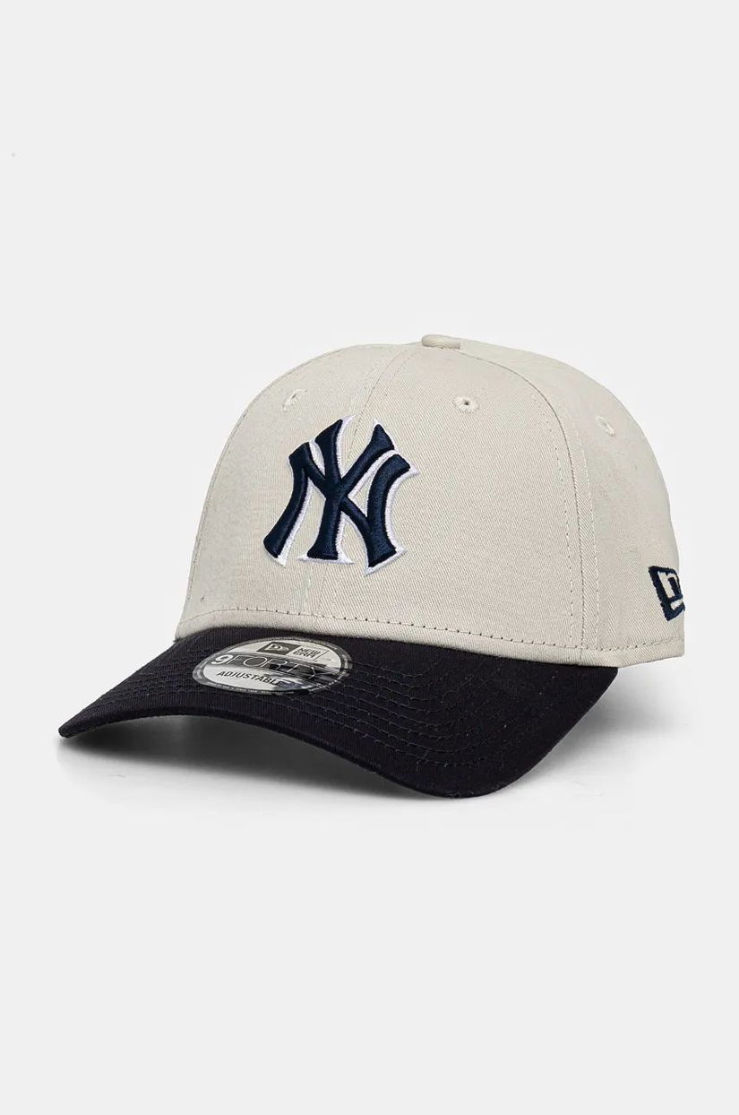 New Era șapcă de baseball din bumbac NEW YORK YANKEES culoarea albastru marin, modelator, 60565353