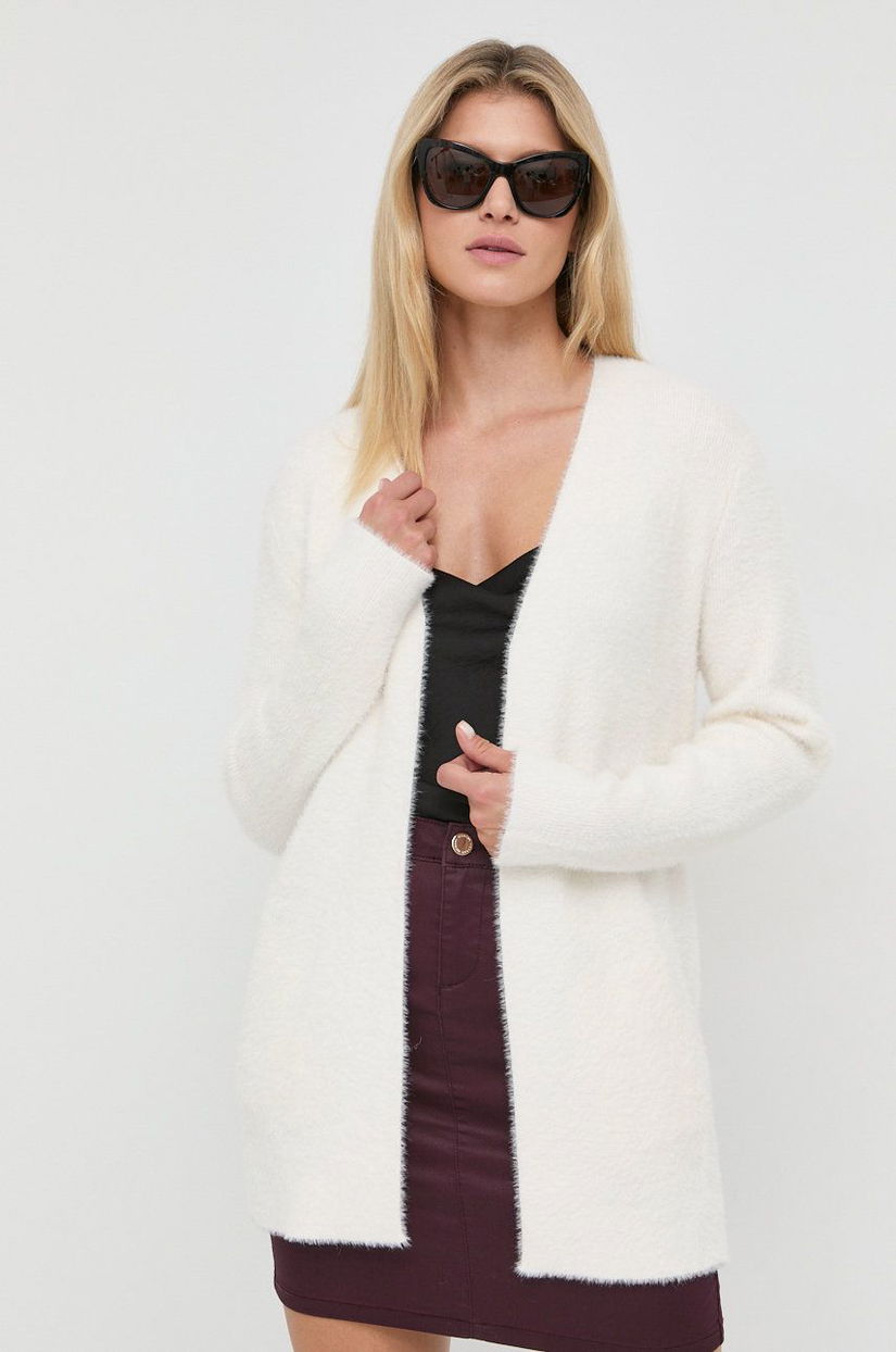 Morgan cardigan femei, culoarea bej, light