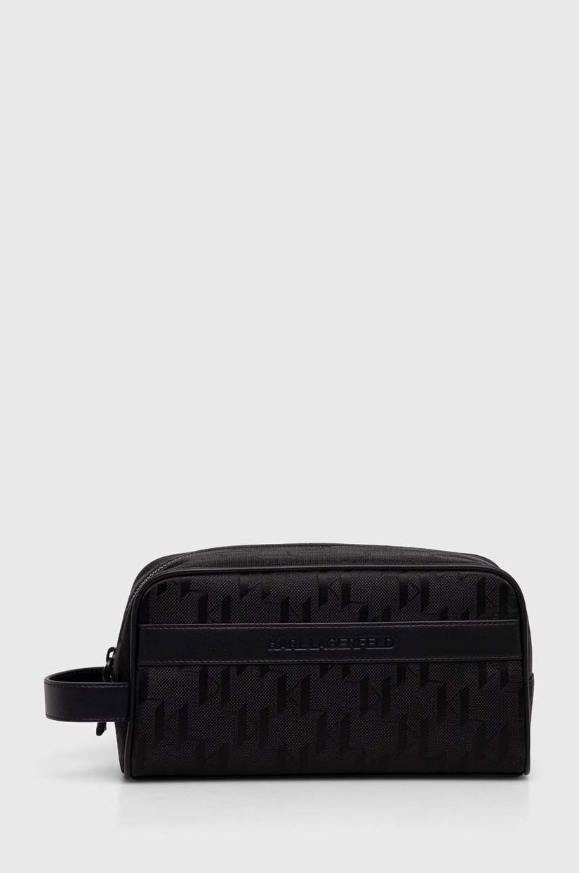 Karl Lagerfeld portfard culoarea negru, 245M3207