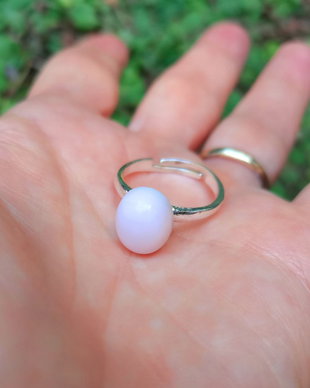 Inel Opal roz si Argint 925 - IN1084.1 - Inel roz, inel pietre semipretioase, inel reglabil, cadou romantic, inel logodna, inel mireasa, cristaloterapie, cristale vindecatoare