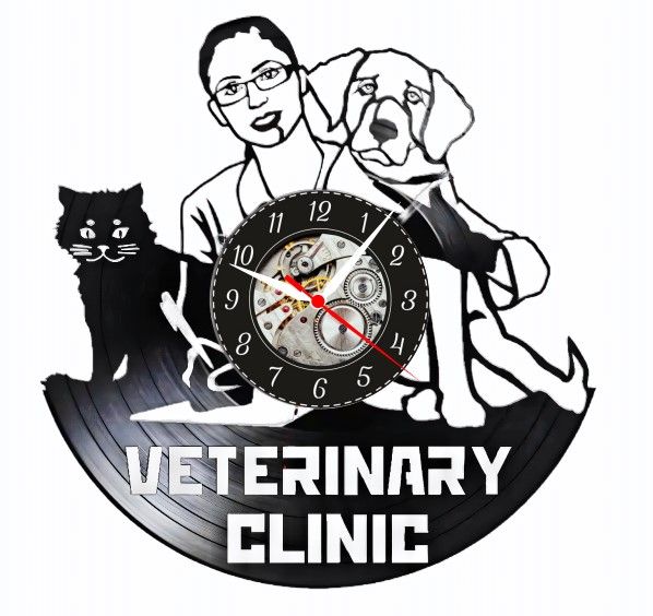 CLINICA VETERINARA- ceas de perete