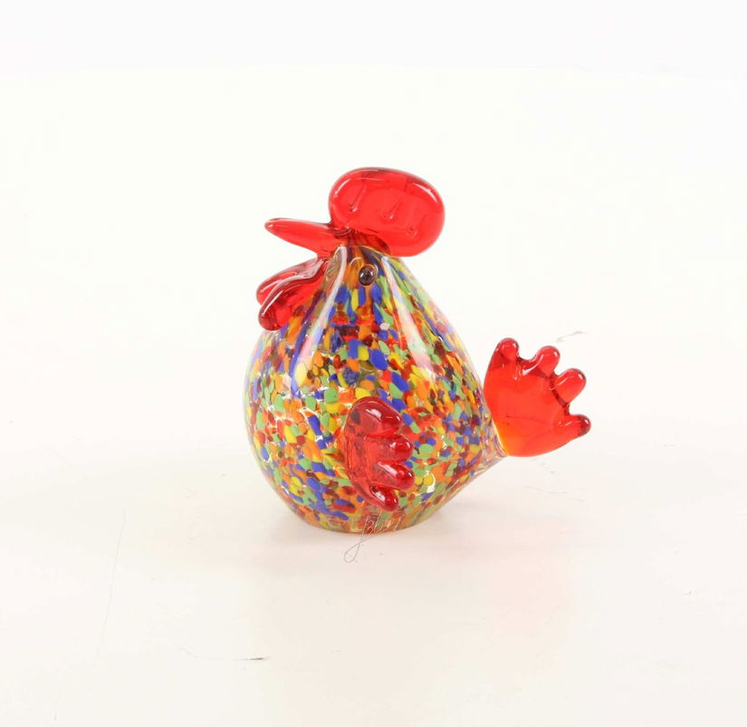 Cocosel-figurina din sticla Murano