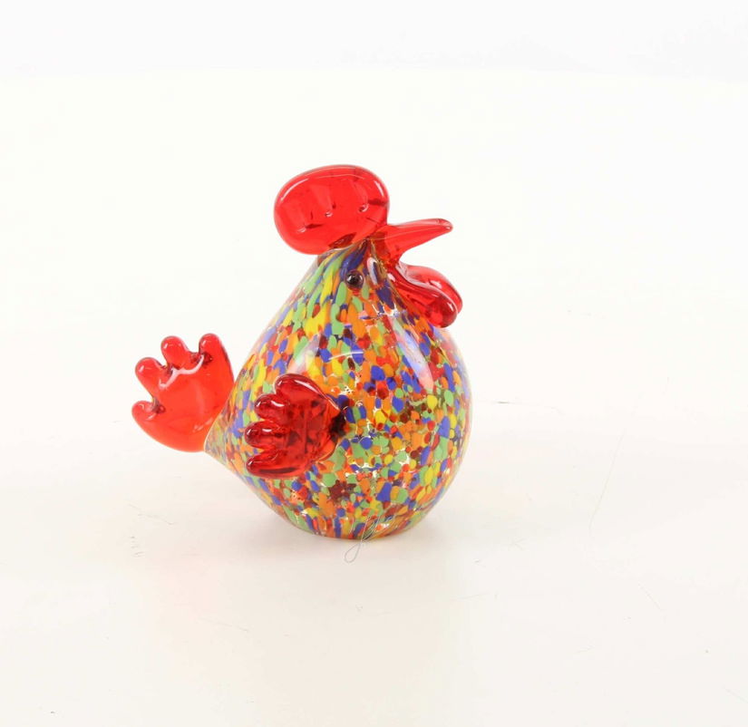 Cocosel-figurina din sticla Murano