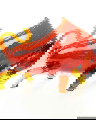 Taur-figurina din sticla Murano