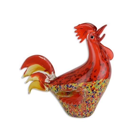 Cocosel-figurina din sticla Murano