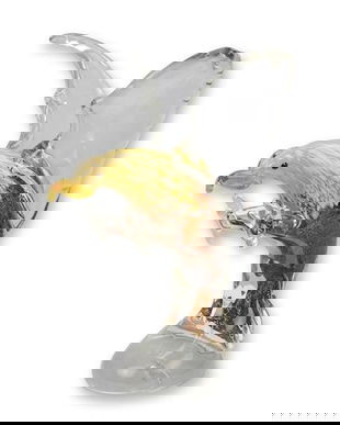 Vultur in zbor-figurina din sticla Murano