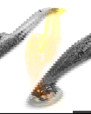 Vultur-figurina din sticla Murano