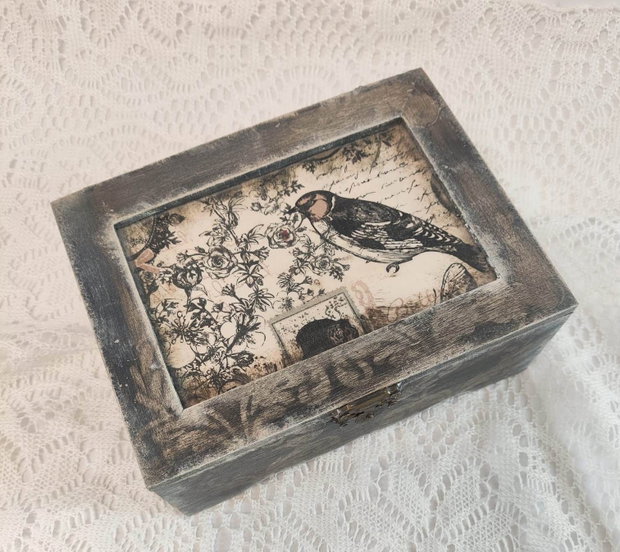 Cutie lemn-Vintage