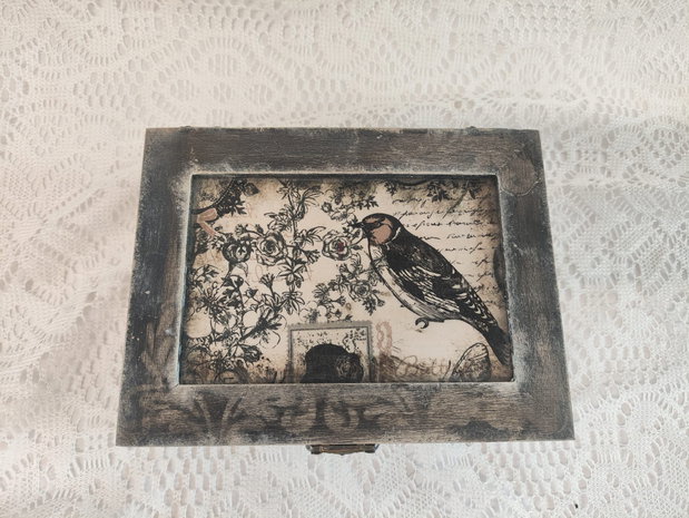 Cutie lemn-Vintage