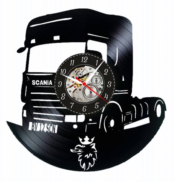 SCANIA- ceas de perete(personalizabil)