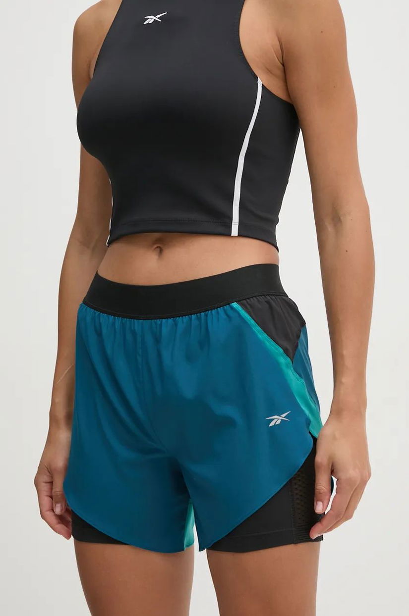 Reebok pantaloni scurți de alergare modelator, high waist, 100205434