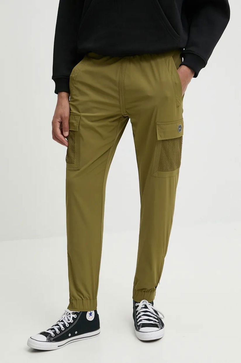 BALR. pantaloni de trening Hexline culoarea verde, neted, B1412 1030