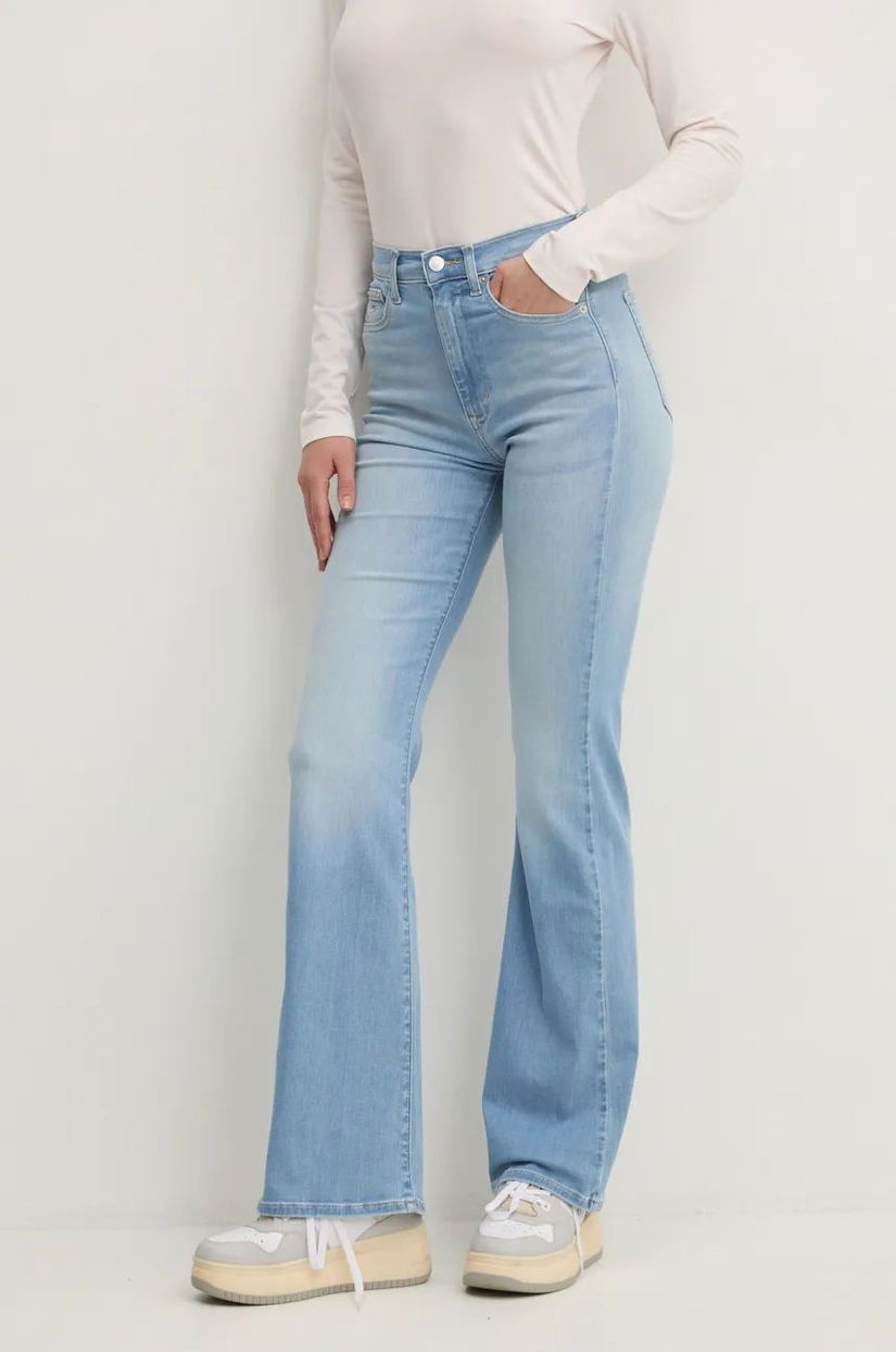 Tommy Jeans jeansi femei high waist, DW0DW19598