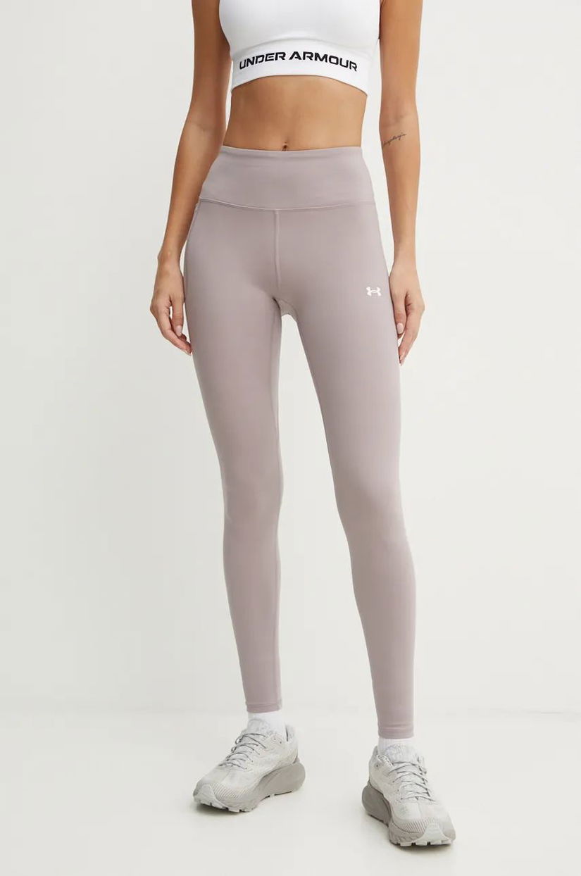 Under Armour leggins de antrenament Motion EMEA culoarea gri, neted, 1388649