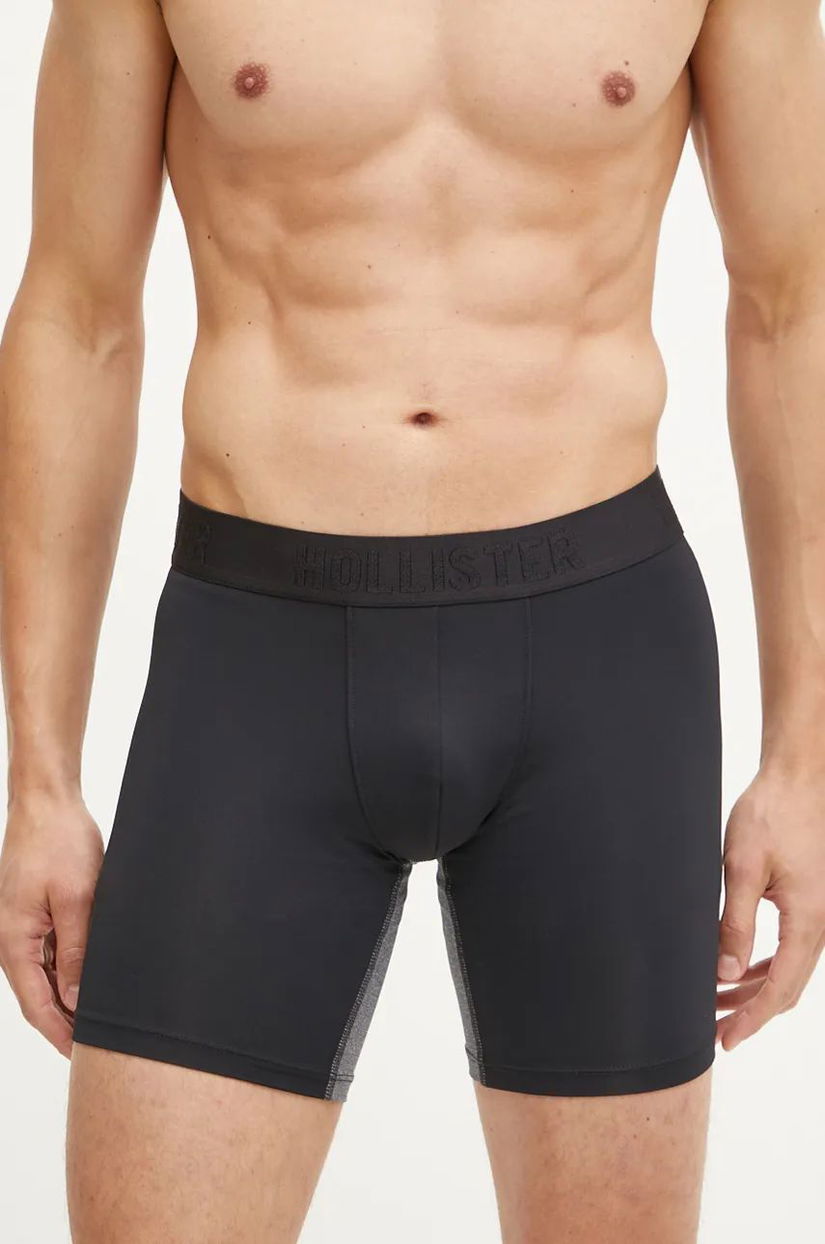 Hollister Co. boxeri 5-pack barbati, culoarea negru, KI314-4028