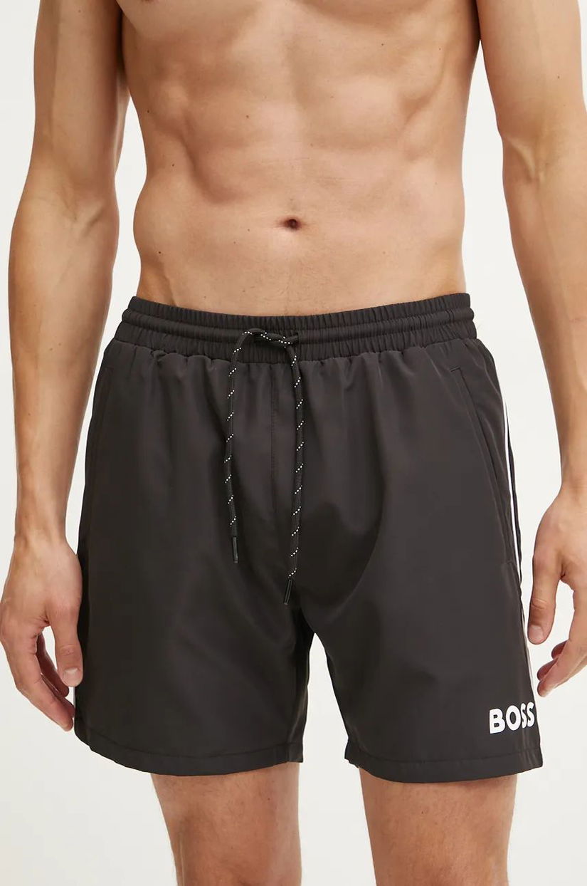 BOSS pantaloni scurti de baie culoarea negru, 50514429