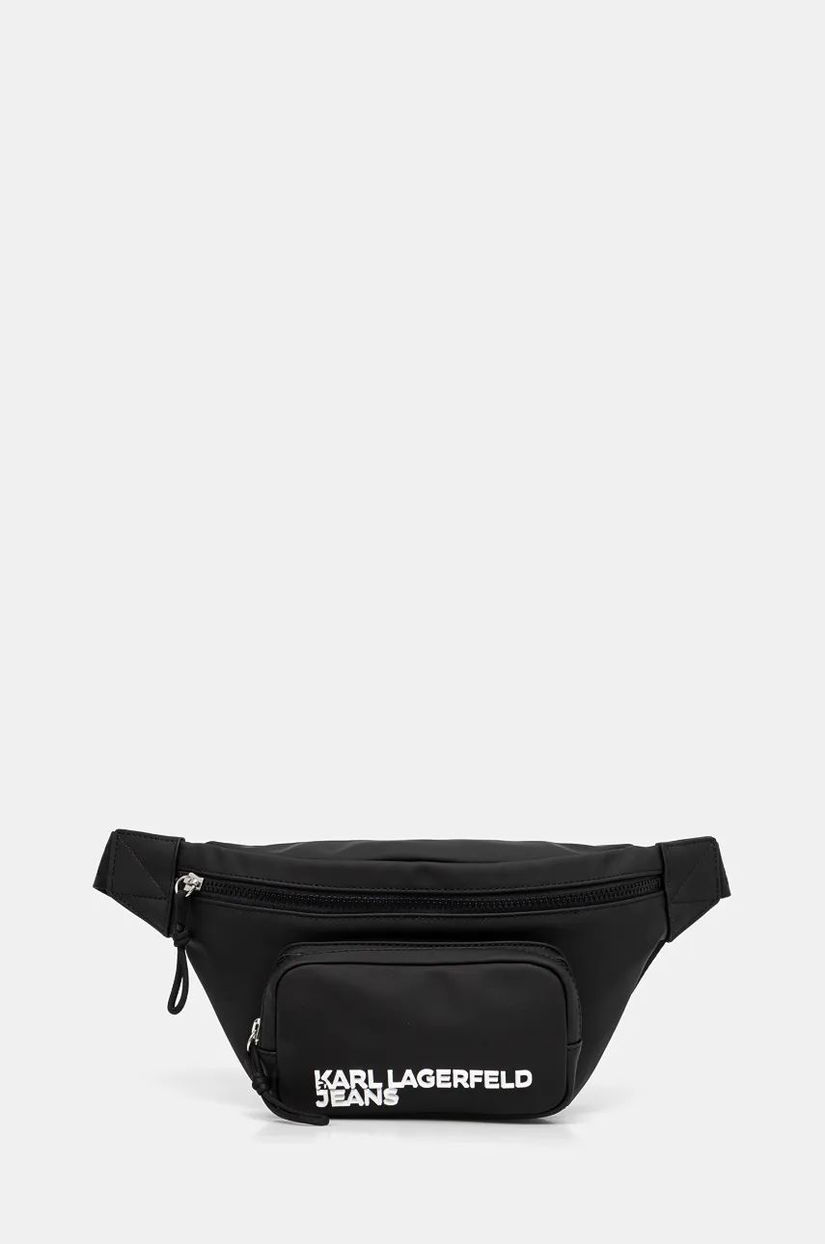 Karl Lagerfeld Jeans borseta culoarea negru, 246D3080