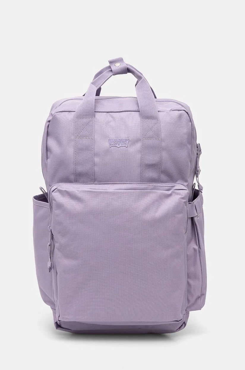 Levi's rucsac femei, culoarea violet, mare, neted, 000AJ-0001