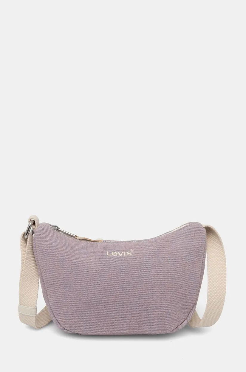 Levi's geanta de bumbac culoarea violet, D7770-0011