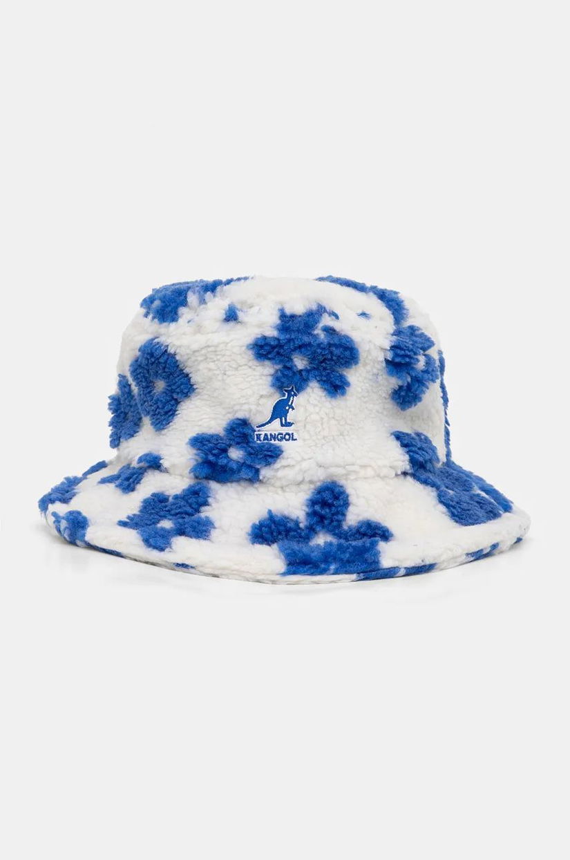 Kangol palarie FLORAL FLEECE culoarea alb, K5422.WB122