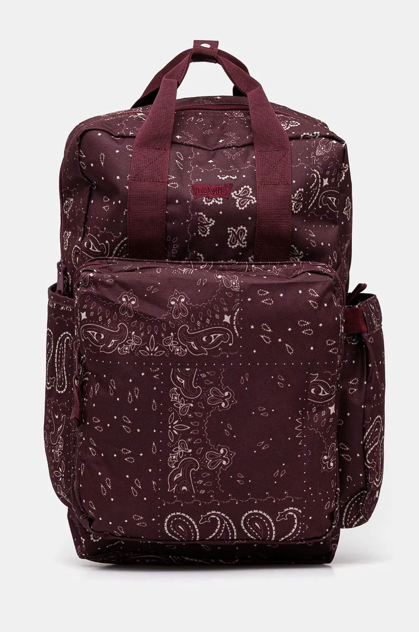 Levi's rucsac femei, culoarea bordo, mare, modelator, 000AJ-0002