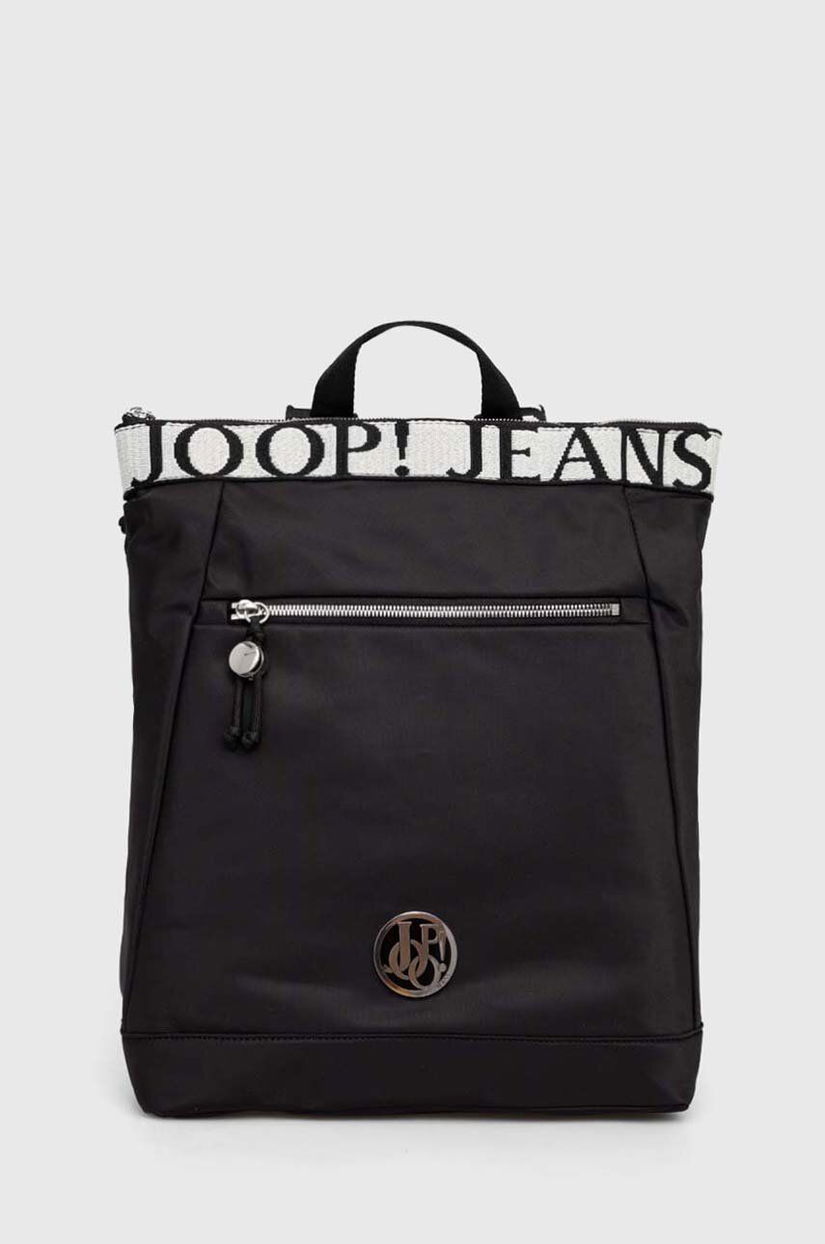 Joop! rucsac femei, culoarea negru, mare, cu imprimeu