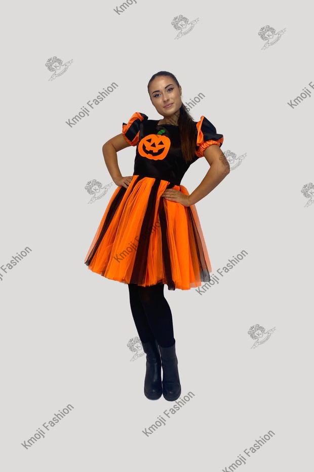 Rochie Dovleac Halloween Adult