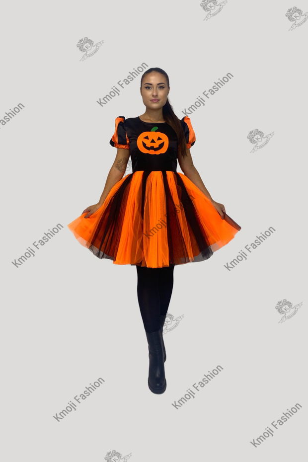 Rochie Dovleac Halloween Adult