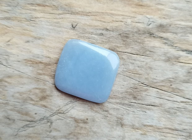 Cabochon angelite, 23x21 mm