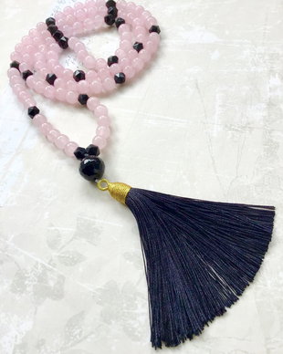 MALA cuart roz & onix negru