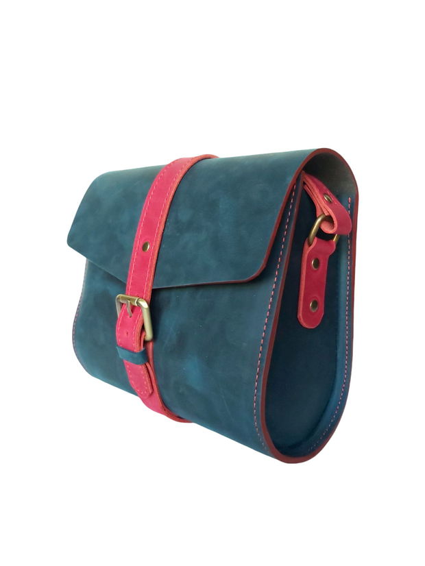 Geantă crossbody Bleumarin