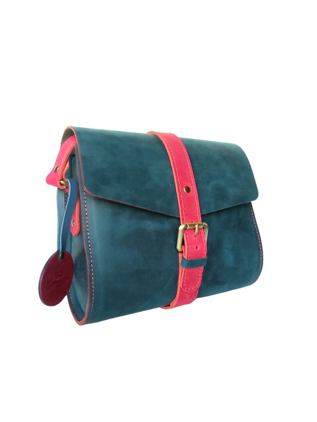 Geantă crossbody Bleumarin