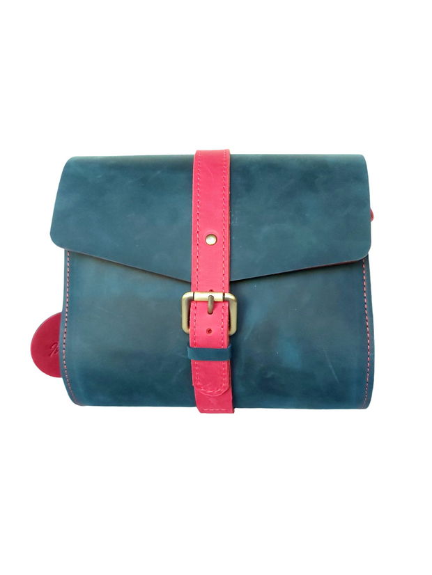 Geantă crossbody Bleumarin