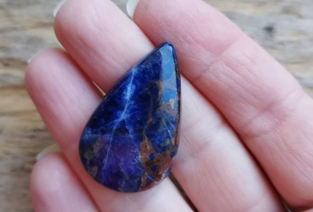 Cabochon sodalit, 36*23*6.5 mm