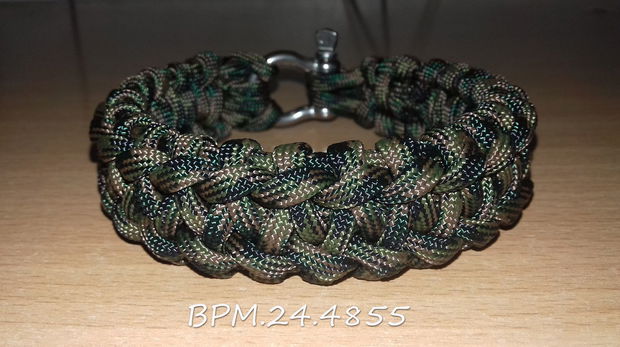 Brățară comando paracord USA cu închizătoare din inox