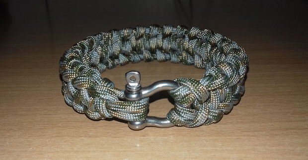 Brățară comando paracord USA cu închizătoare din inox