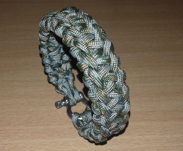 Brățară comando paracord USA cu închizătoare din inox