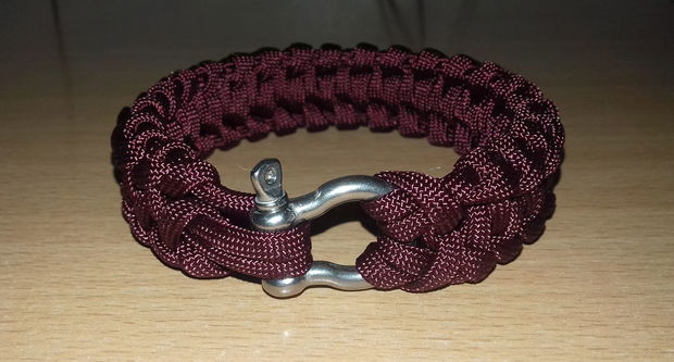 Brățară comando paracord USA cu închizătoare din inox