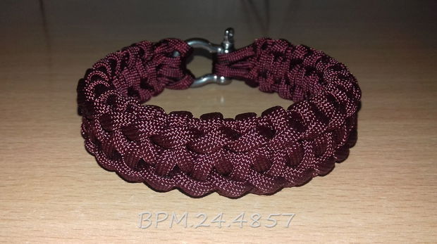 Brățară comando paracord USA cu închizătoare din inox