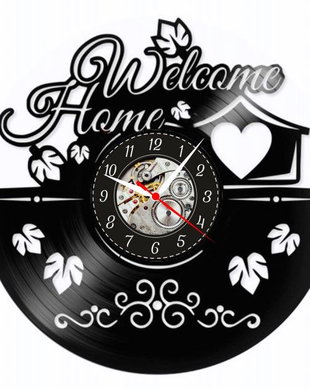 WELCOME HOME-ceas de perete