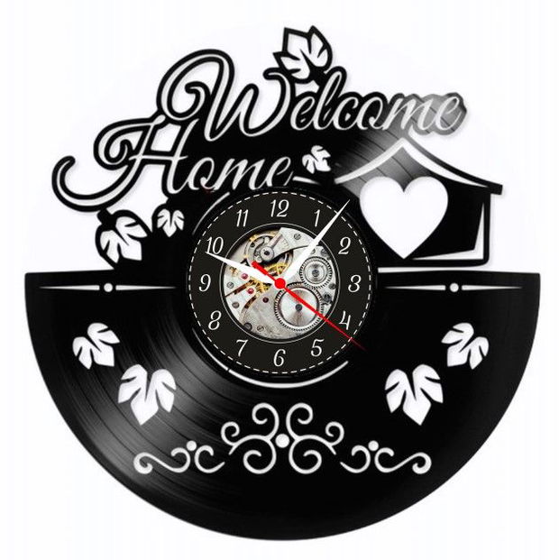 WELCOME HOME-ceas de perete